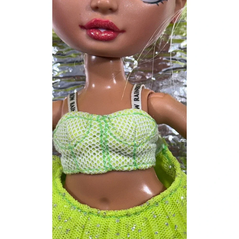 MGA Rainbow High Karma Nichols Series 2 Neon Green Fashion Doll with Outfit